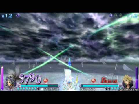 ディシディアファイナルファンタジー オニオンナイト vs クラウド