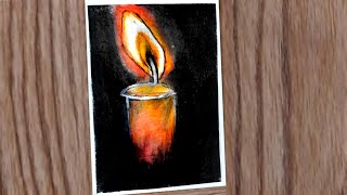 how to draw candle |very easy candle