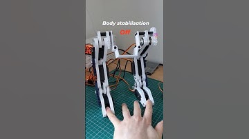 Testing out the body stabilisation #robotics #shorts