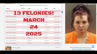 Ada County Idaho Arrests March 24 2025 / Holy Sh!t 13 Felonies