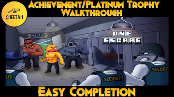 One Escape - Achievement / Platinum Trophy Walkthrough *EASY COMPLETION*