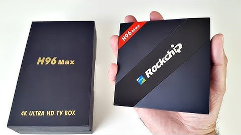 Krachtige Hexa-Core Android TV Box H96 Max uit 2017 - RK3399 - 4 GB RAM