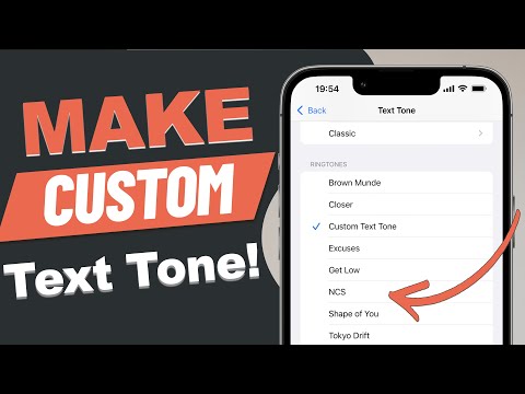 वीडियो: IPhone पर टेक्स्ट टोन को अलग-अलग कैसे करें?
