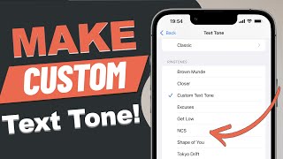 How to Create Custom Text Tone on iPhone and Set Any Song as Custom Text Ringtone? (FREE)