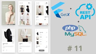 Flutter Api Integration | Connect Flutter to MySql | XAMPP Server LocalHost | eCommerce App Tutorial