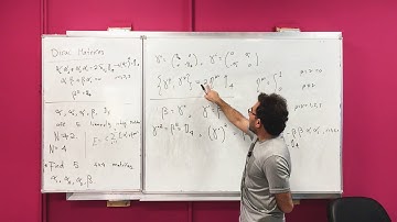 Properties of Dirac matrices, Dirac equation & Pauli matrices: Mathematical Physics I #6.2 | ZC OCW