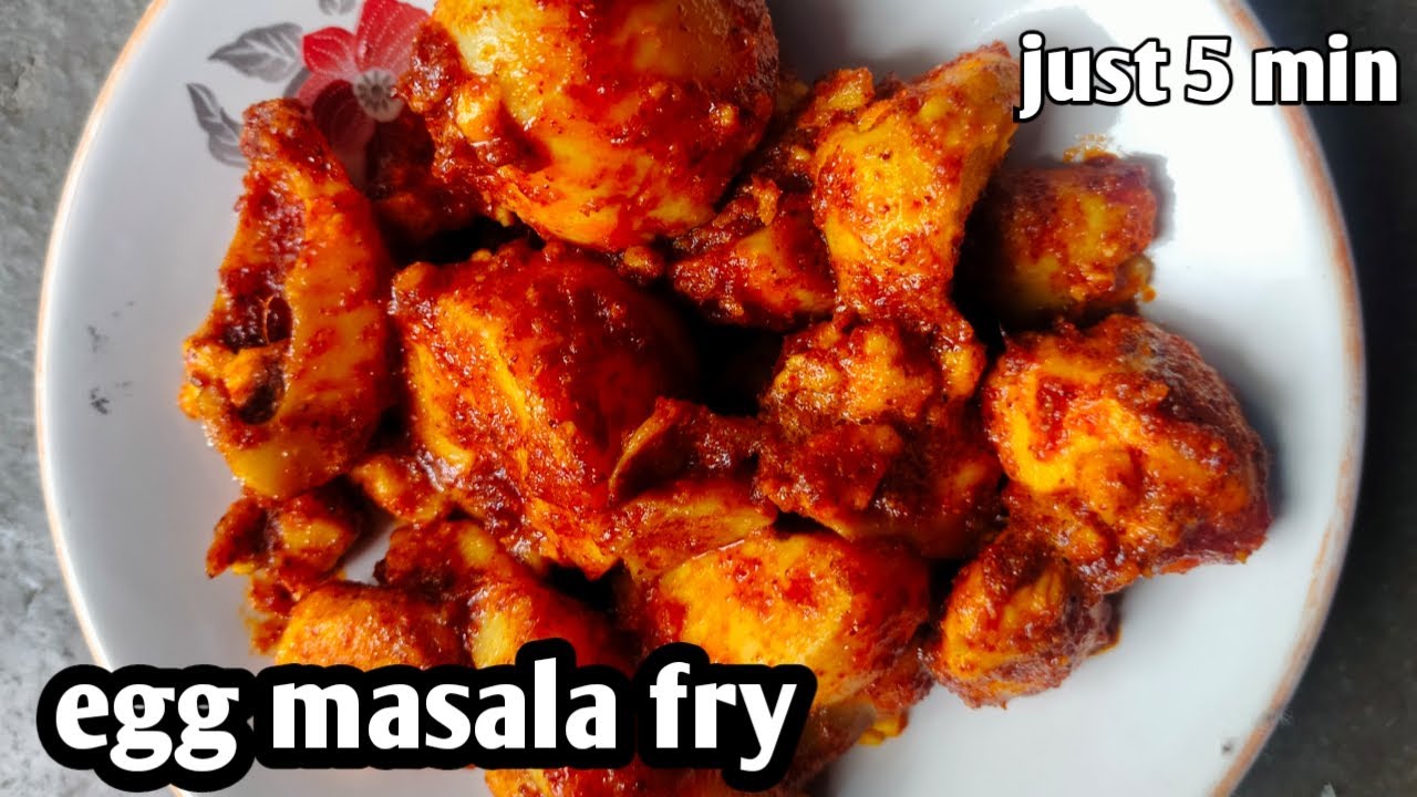 How To Make Egg Masala Fry Recipe Egg 65 In Telugu Rj Alaveni