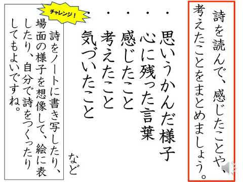 詩教材 (語句に着目した読み方指導) ロイロノート・スクール サポート - 小2 国語 同心円チャートを
