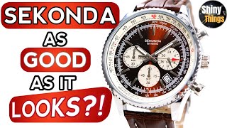 Sekonda Chronograph — часы Pilot — дань уважения Navitimer