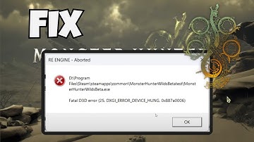 How to Fix "Monster Hunter Wilds Fatal D3D Error" | DXGI ERROR DEVICE HUNG/DXGI ERROR
