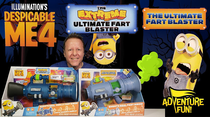 Despicable Me 4 Minions Biggest Fart Blaster Ever! Extreme Fart Blaster vs Ultimate Toy Guns!