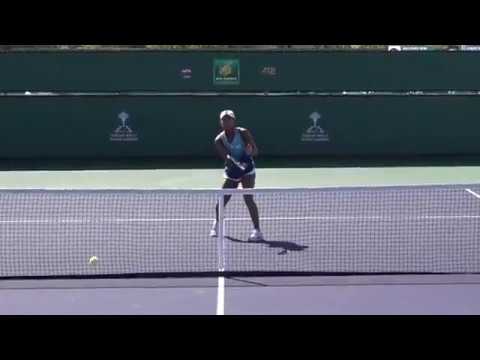 大坂なおみ選手【練習風景】ボレー Naomi Osaka【Volley】2019 Indian Wells