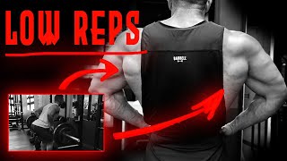 Why Low Rep Sets Are Key For Building Muscle!