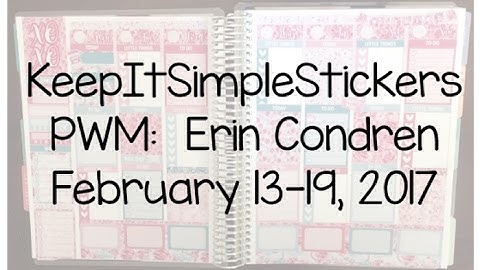 KeepItSimpleStickers PWM:  Feb. 13-19, 2017