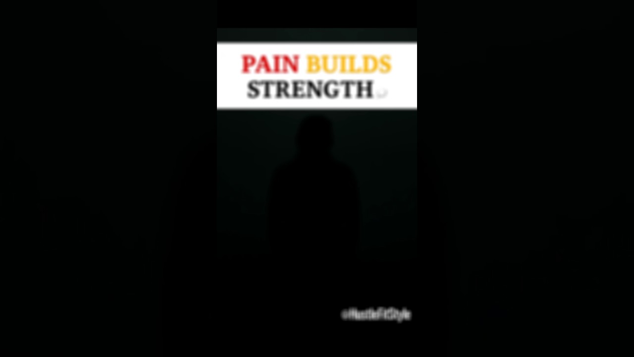 Pain Builds Strength☁️ | Hustle Motivation 💪🔥 