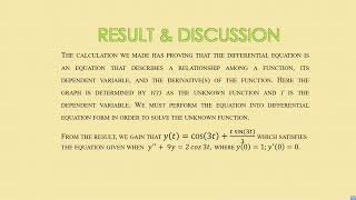 SMJM1021 - ENGINEERING MATH 2 (ASSIGNMENT 2) - APPLICATION OF SECOND ORDER, Net Worth