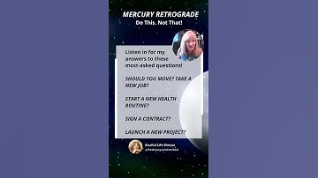 DO THIS. NOT THAT! Mercury Retrograde ASMR astrology cosmic hub