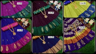 Arani Pattu with trendy border and light weight sarees || Premi Collections screenshot 5