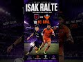 ISAK KALIE MOVES FROM ODISHA  FC TO FC GOA🔥🔥❤️❤️
