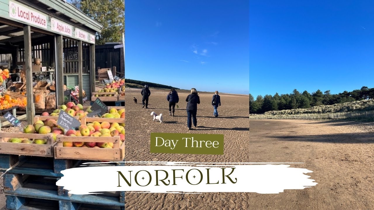 NORFOLK VLOG 2023 | Day 3 | Holkham Beach, Thornham