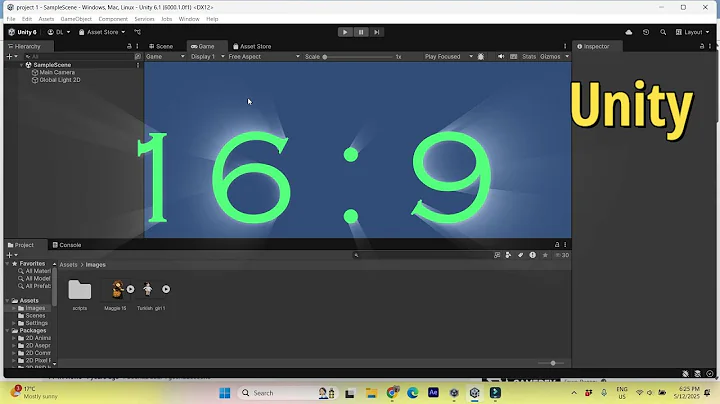 UNITY. How To Make The Ratio 16 : 9  | Let`s Do Tech | Unity Tutorials