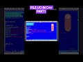 FILES I/O IN c++ read and write using ofstream and ifstream |ccoding.123|#codingshorts#shorts