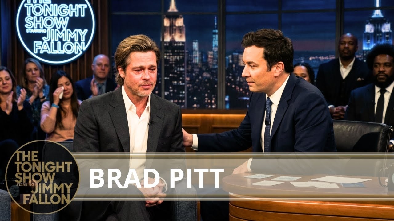 Brad Pitt BREAKS DOWN Admitting "I'm Not Really a Dad Anymore"   Jimmy's Response