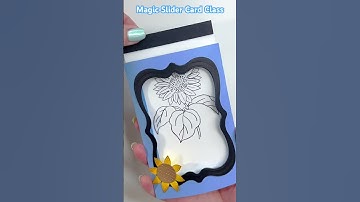 Magic Slider Card Class #art #artandcraft #cardclass