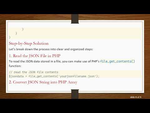 How to Insert JSON Data in MySQL with PHP