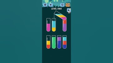 Water Color Sort Level 5168 WalkThrough Solution