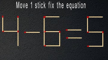 Turn the wrong equation into correct | Matchstick Puzzle #matches #mindtest #matchstick #puzzlegames