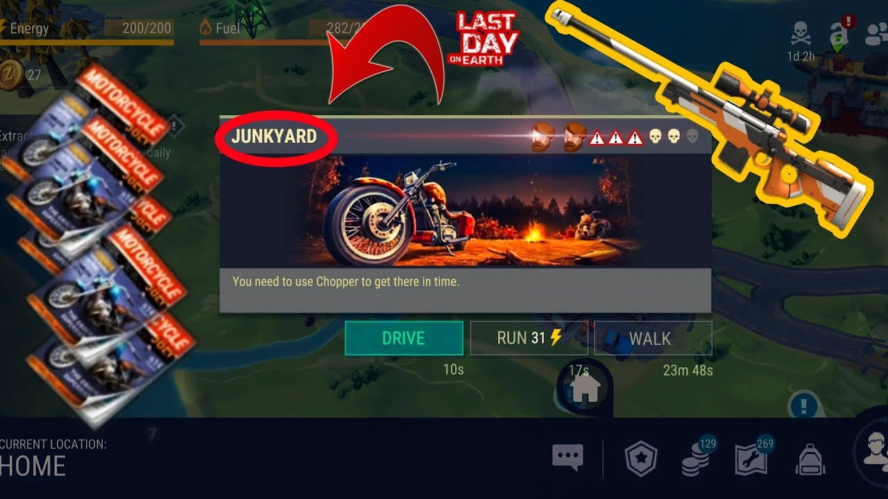 Clearing Junkyard with Ultimatum Rifle.I found Biker Magazine in
