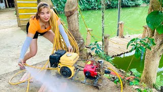 Repair Restoration Water Pumps. Restoration Water Pump For Watering Plants \ Triệu Lâm Farm