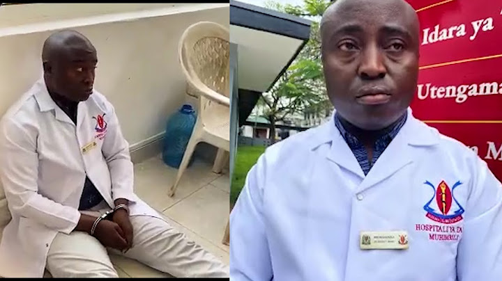 DAKTARI FEKI ADAKWA MUHIMBILI "MIMI NI OSTADHI MBAGALA NATAPELI TU"