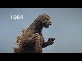 La evolución de Godzilla de 1964 a 2021 (1964,2000,2014,2016,2019,2021)