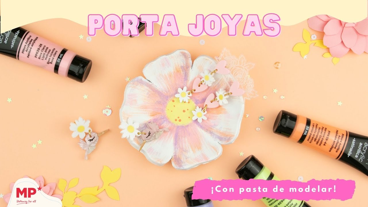 Porta joyas con pasta de modelar - ¡Regalo para el día de la madre!