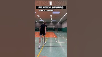 How to learn a jump serve 🏐 #volleyball