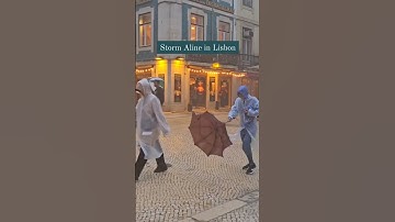 About today. Storm Aline 😯😧 #lisboa #lisbon #lisbontravel #portugal #storm #europe