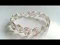 How to create swirly wire bracelets  diy crafts tutorial  guidecentral