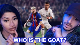 First Time Watching Messi vs Ronaldo  The Best GOAT Comparison