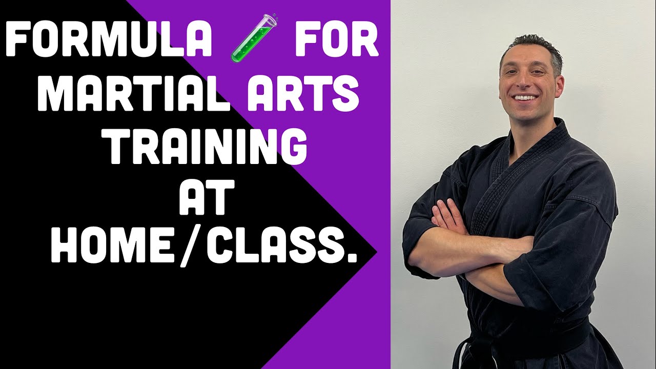 Formula for martial arts training at home and in class. - YouTube