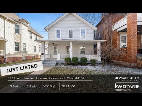 1439 Winchester Avenue, Lakewood, OH home video tour