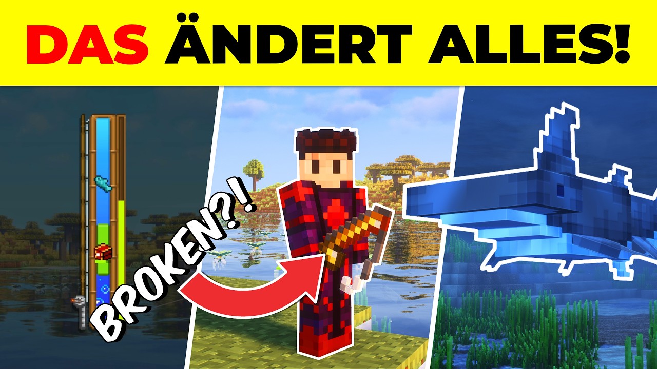 SO macht FISHING in Minecraft endlich Spaß! | TOP 5 FISHING MODS