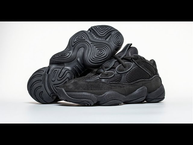 black yeezy 500