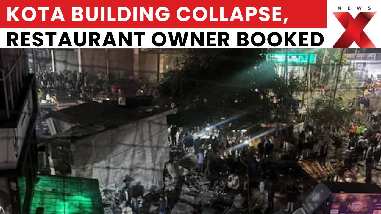 Kota Building Collapse: FIR Filed Against Restaurant Owner After 2 Teens Die