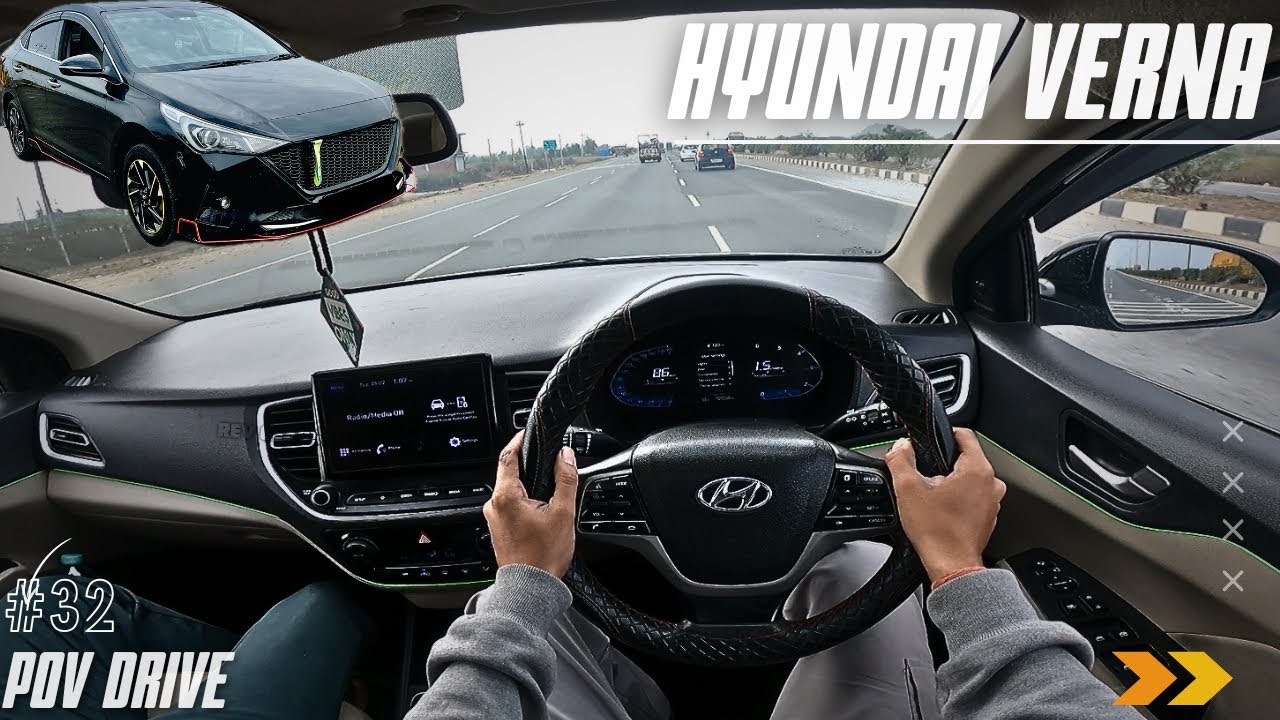 2021 HYUNDAI VERNA | 1.5L 113BHP | POV Drive #32 | REV GEARSHIFT 