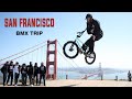 Riding BMX in San Francisco