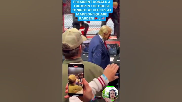 President Trump arrives at Madison Square Garden alongside Elon Musk UFC309 #ytangan #short #shorts