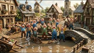 🌊 Giant Hand Stops a Massive Flood & Saves the Village! 🤲🏡 | Incredible Cartoon Rescue
