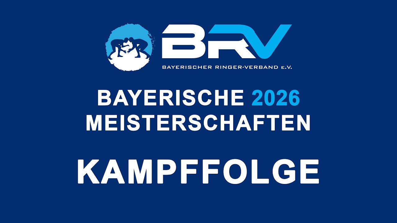 BM 2026 | Ringen Griechisch | Kampffolge